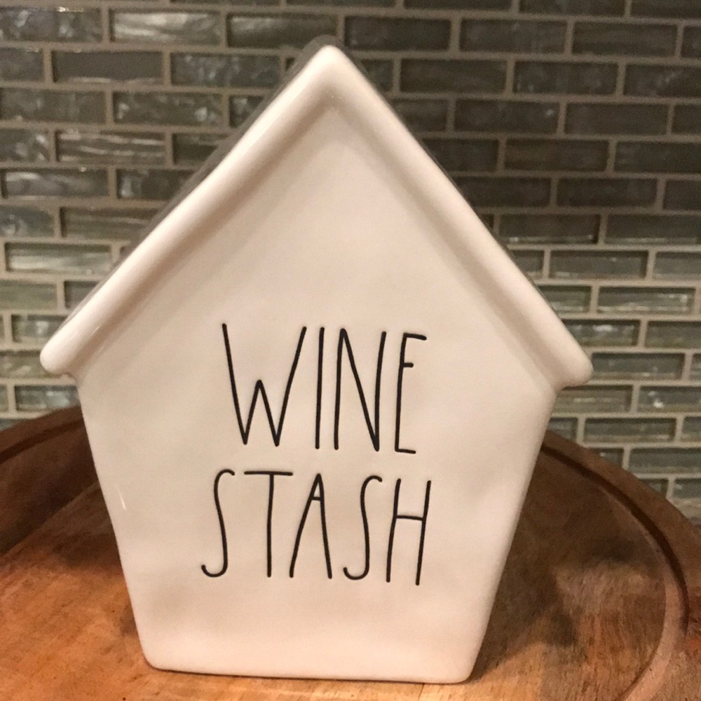 Rae Dunn WINE STASH Bank